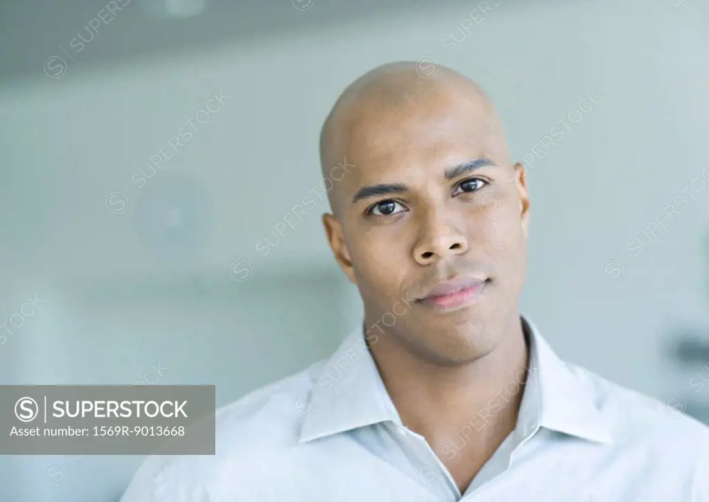 Man looking at camera, portrait
