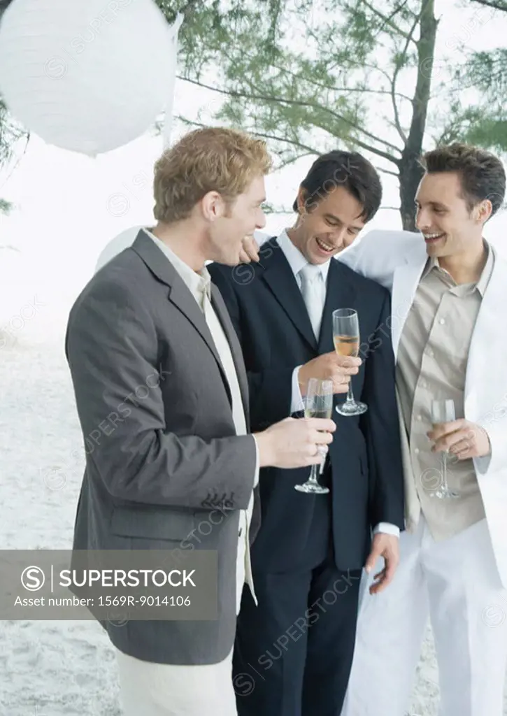 Scene from beach wedding