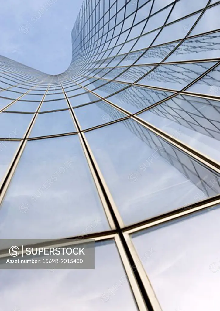Skyscraper, low angle, abstract view