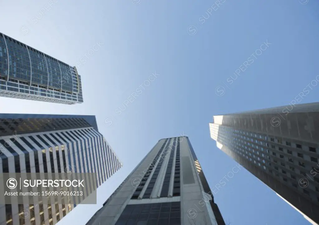 Skycrapers, low angle view