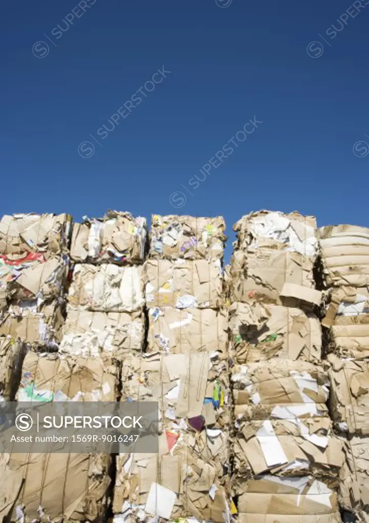 Bales of paper