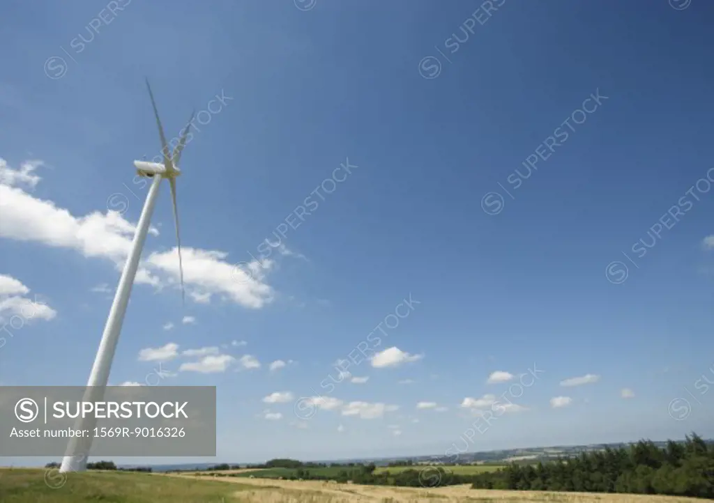 Wind turbine, Normandy, France