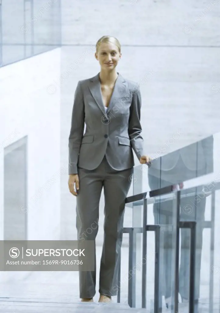 Businesswoman, full length portrait