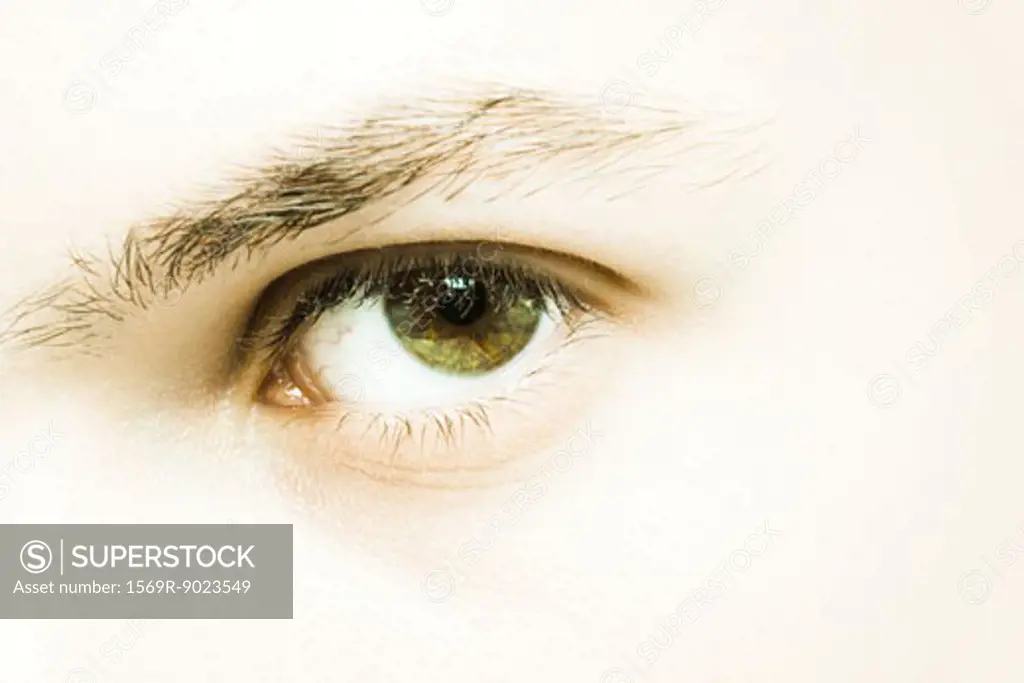 Male eye, extreme close-up