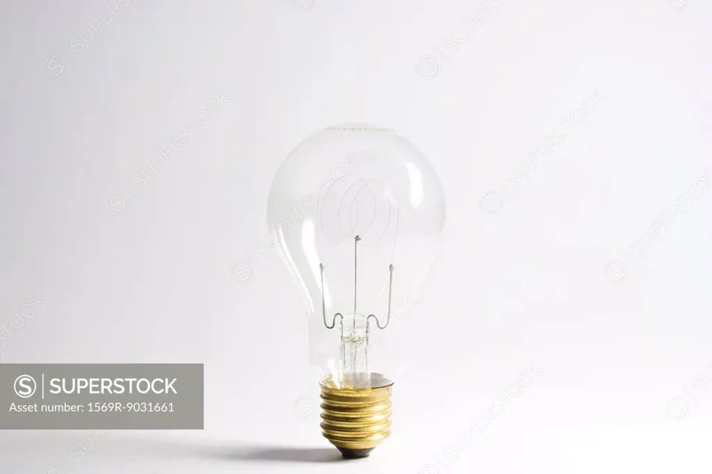 Light bulb, close-up