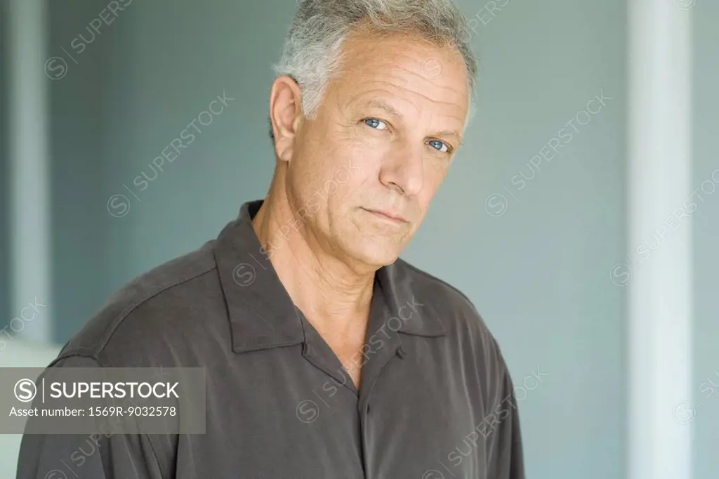 Mature man, looking at camera, portrait
