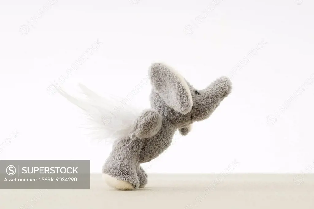 Toy elephant with wings