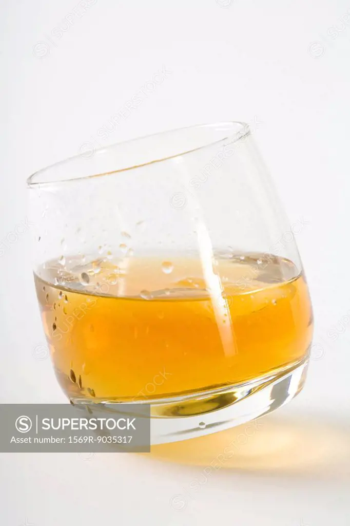Liqueur in cocktail glass, close-up