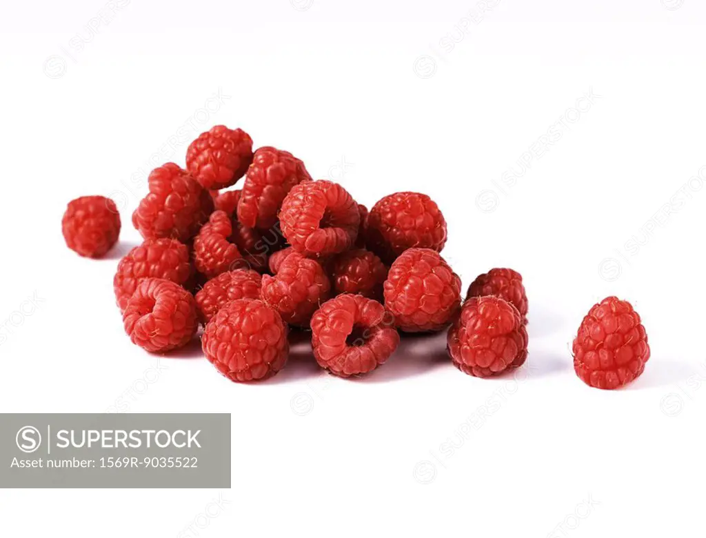 Fresh raspberries, close-up