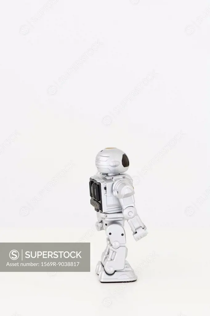 Toy robot, side view