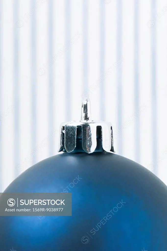 Blue Christmas tree ornament