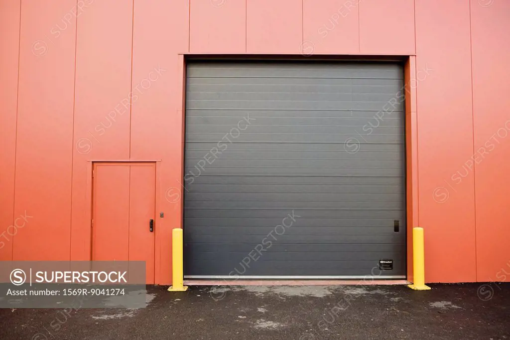 Loading dock at industrial plant