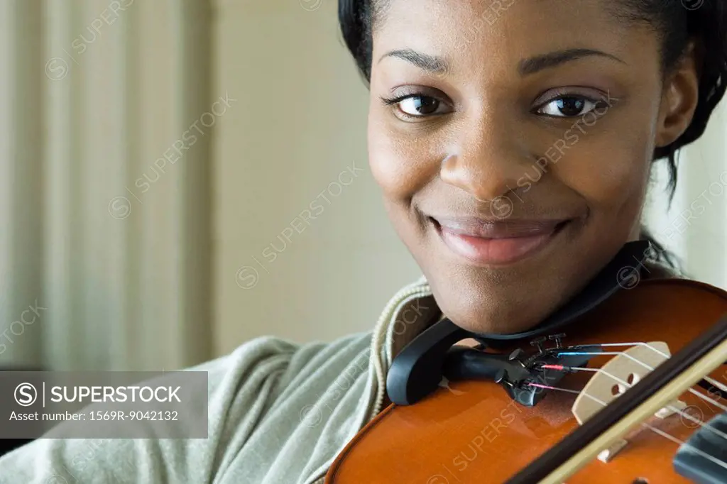 Violinist, portrait