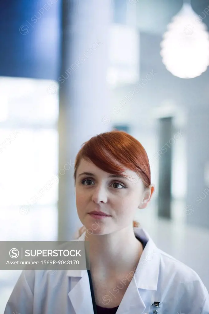Female healthcare worker, portrait