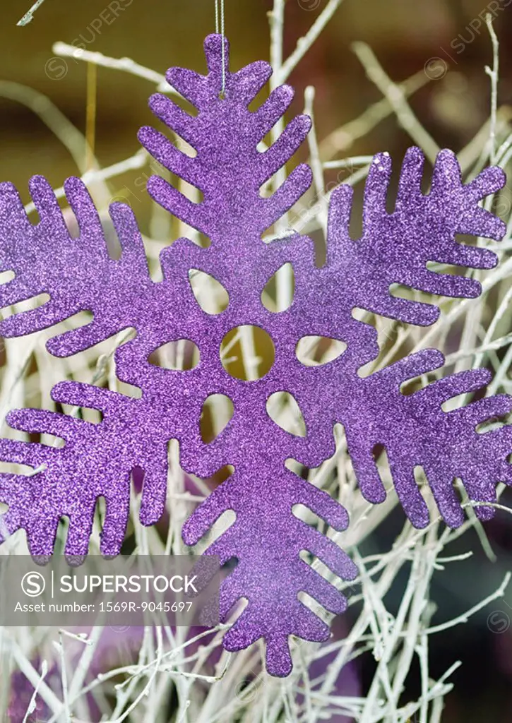 Purple snowflake