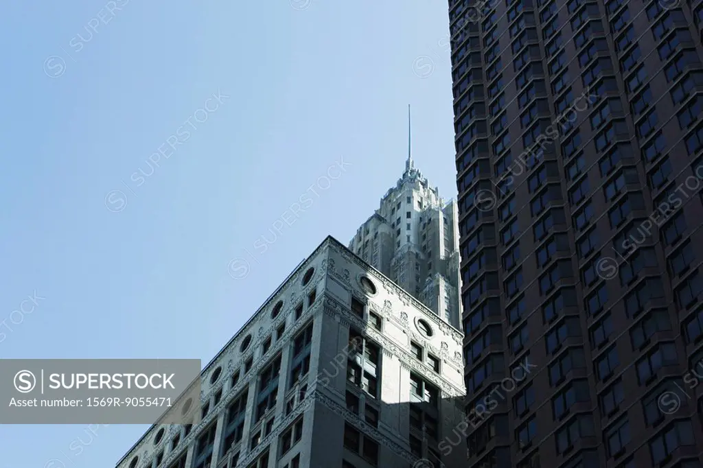 American International Building, downtown Manhattan, New York City, low angle view