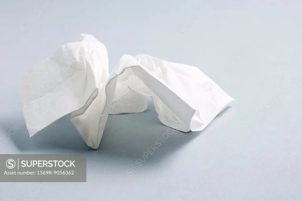 Used facial tissue
