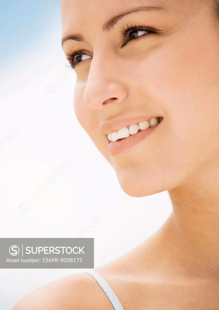 Woman´s smiling face