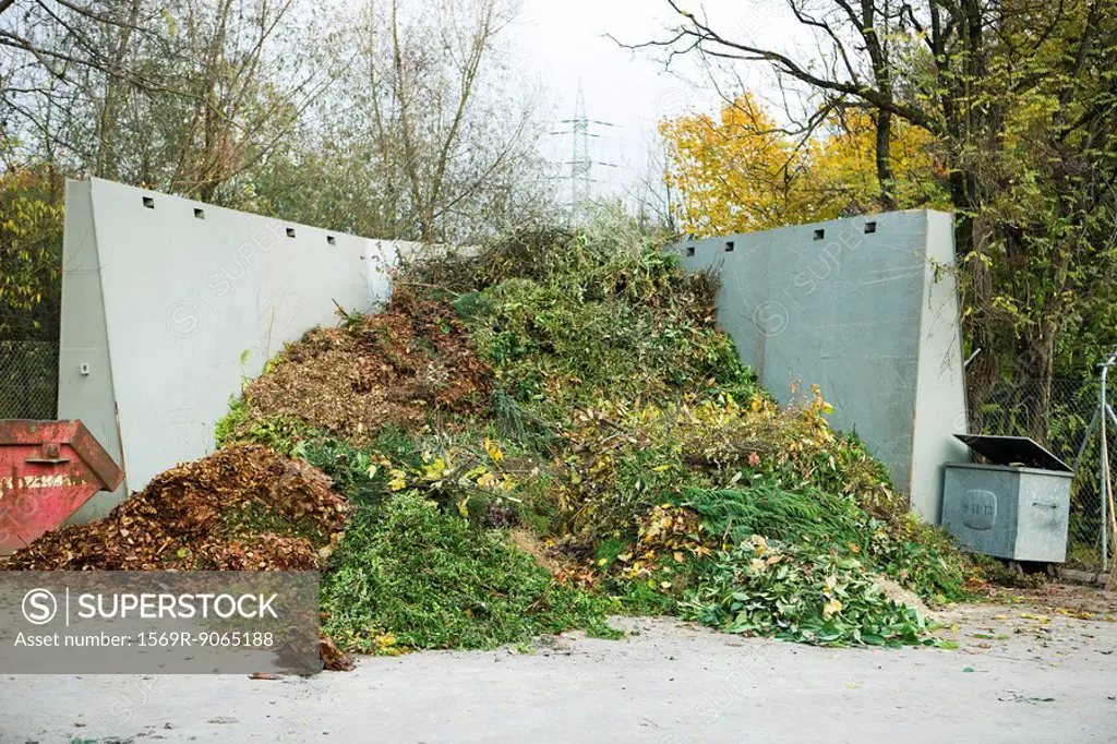 Large pile of compost
