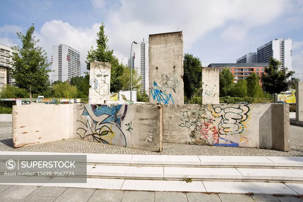 Germany, Berlin, pieces of the Berlin Wall