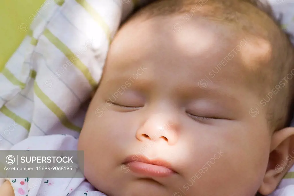 Baby sleeping, portrait