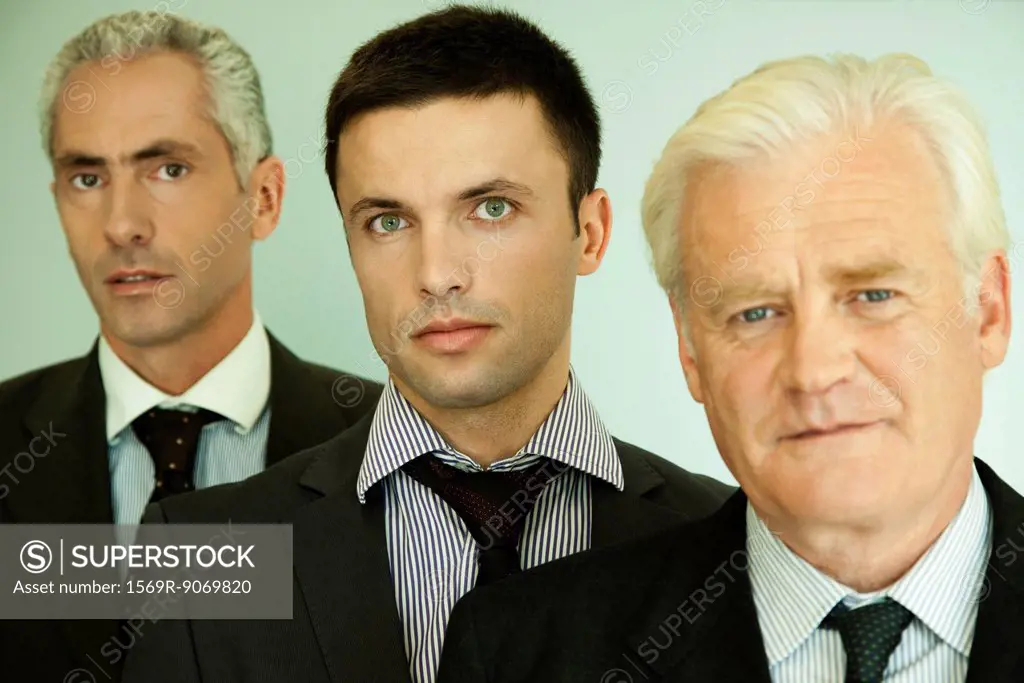 Male executives, portrait