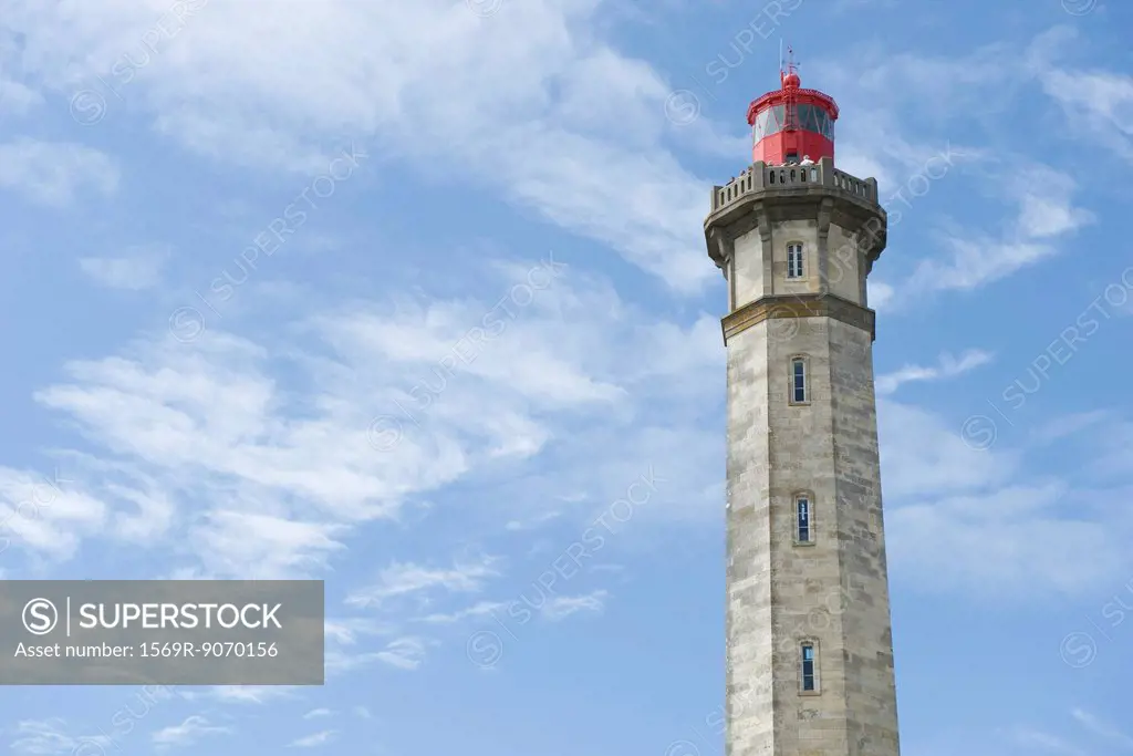 Phare des Baleines Lighthouse of the Whales, Ile de Ré, Charente_Maritime, France