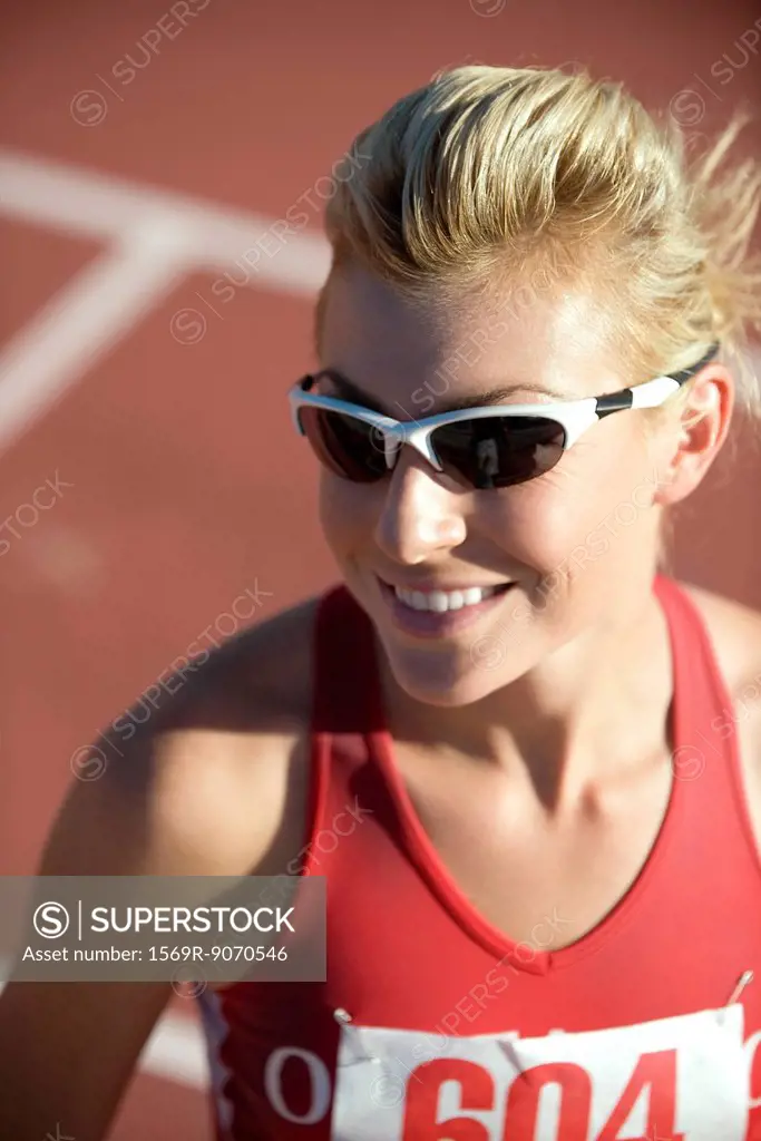 Female athlete, portrait