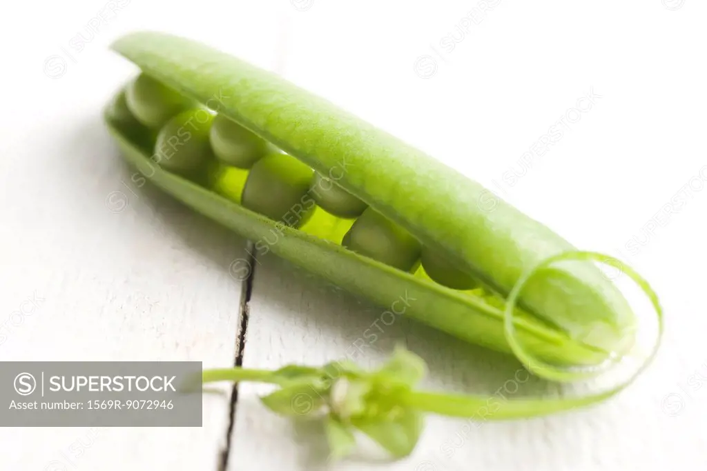 Fresh peas in pod