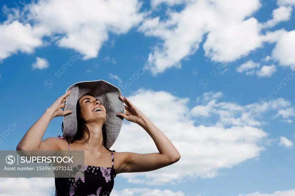 Woman enjoying outdoors