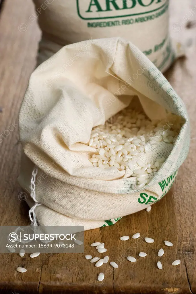 Bags of Arborio rice