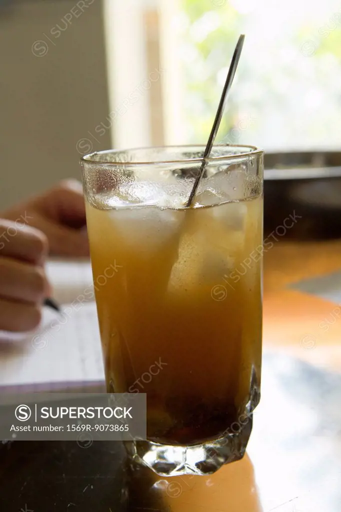 Glass of tamarind juice