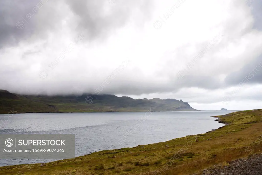 Iceland, scenic coastal view
