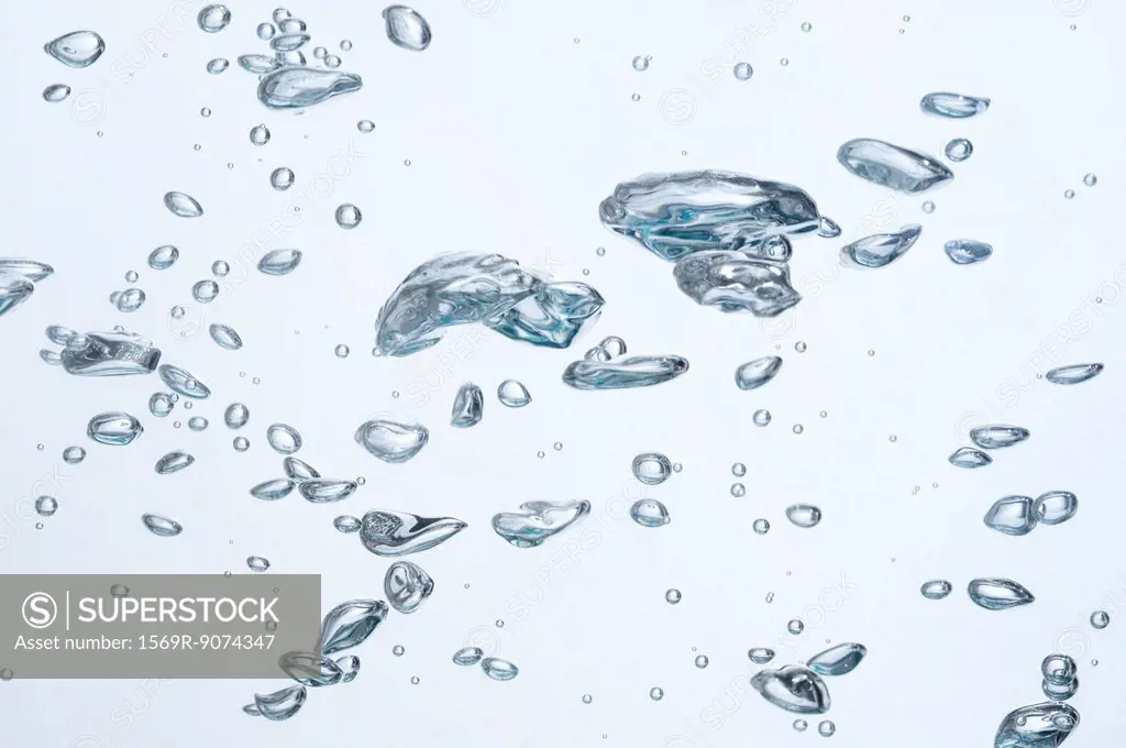 Air bubbles in water