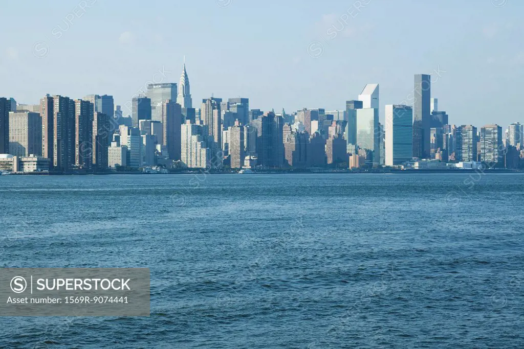 Skyline of Manhattan, New York City, New York, USA