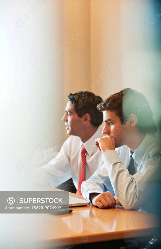 Businessmen in meeting