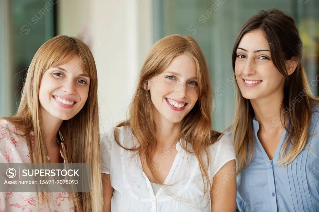 Smiling young women, portrait