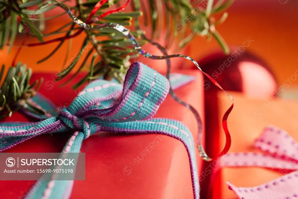 Christmas gifts, close_up