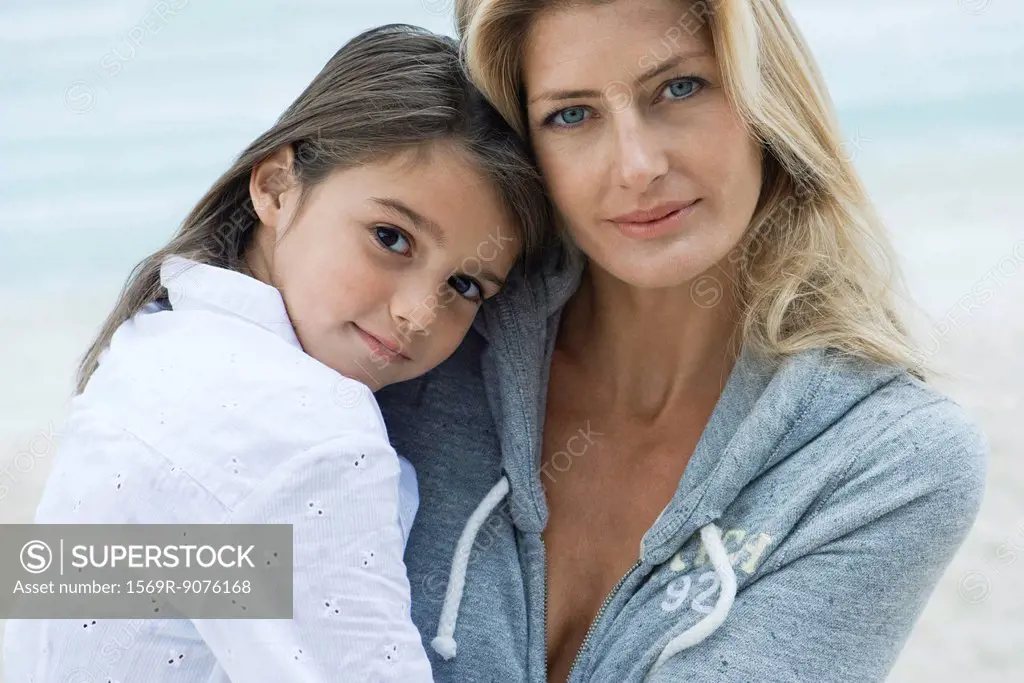 Mother and daughter, portrait