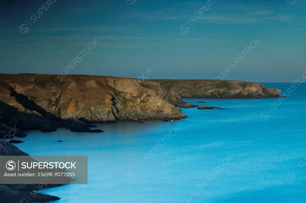 Coastal view of Belle_Ile_en_Mer, Morbihan, Brittany, France