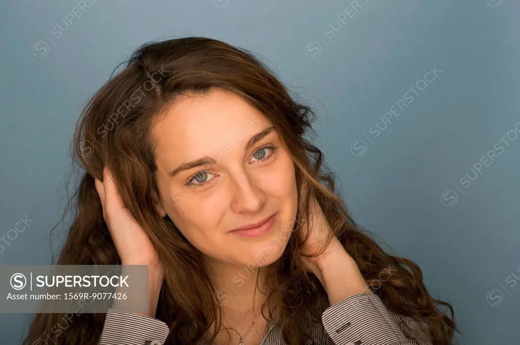 Smiling young woman, portrait