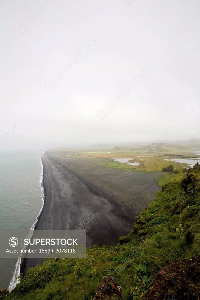 Black sand beach, Dyrhlaey peninsula, Iceland
