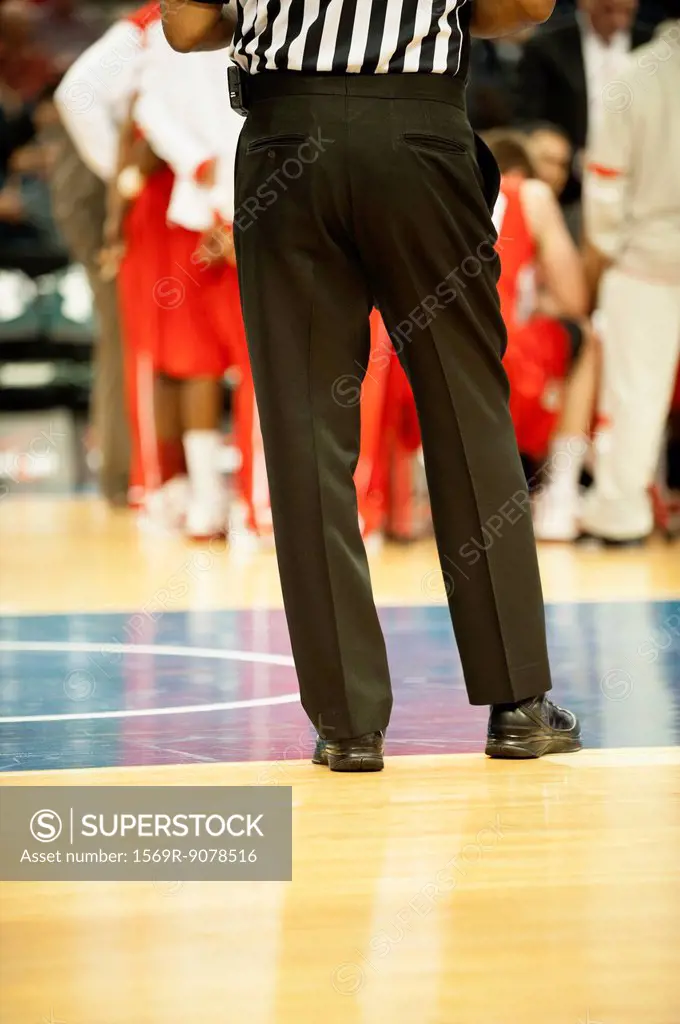 Basketball referee, cropped