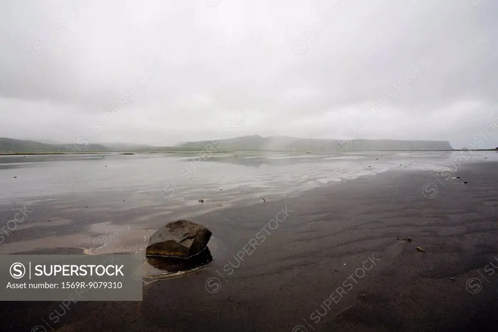 Black sand beach, Dyrhlaey peninsula, Iceland