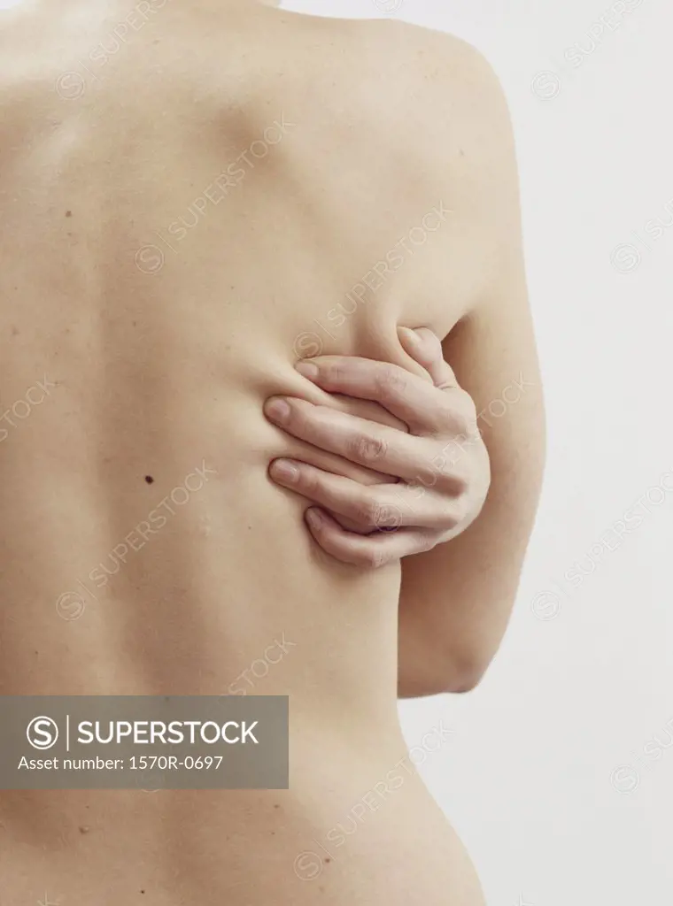 A person's torso