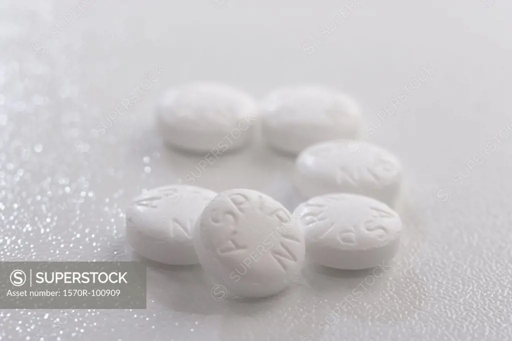 A small group of aspirin