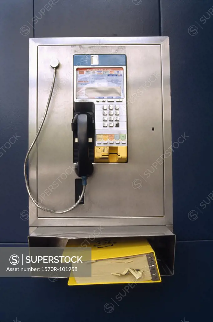 A payphone