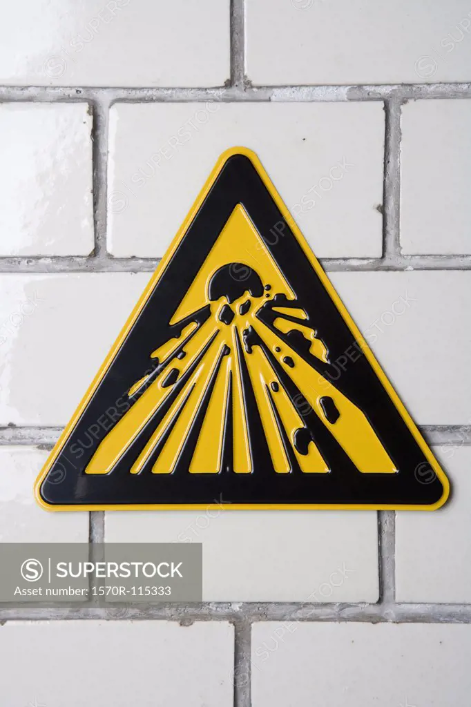 Explosive' warning sign
