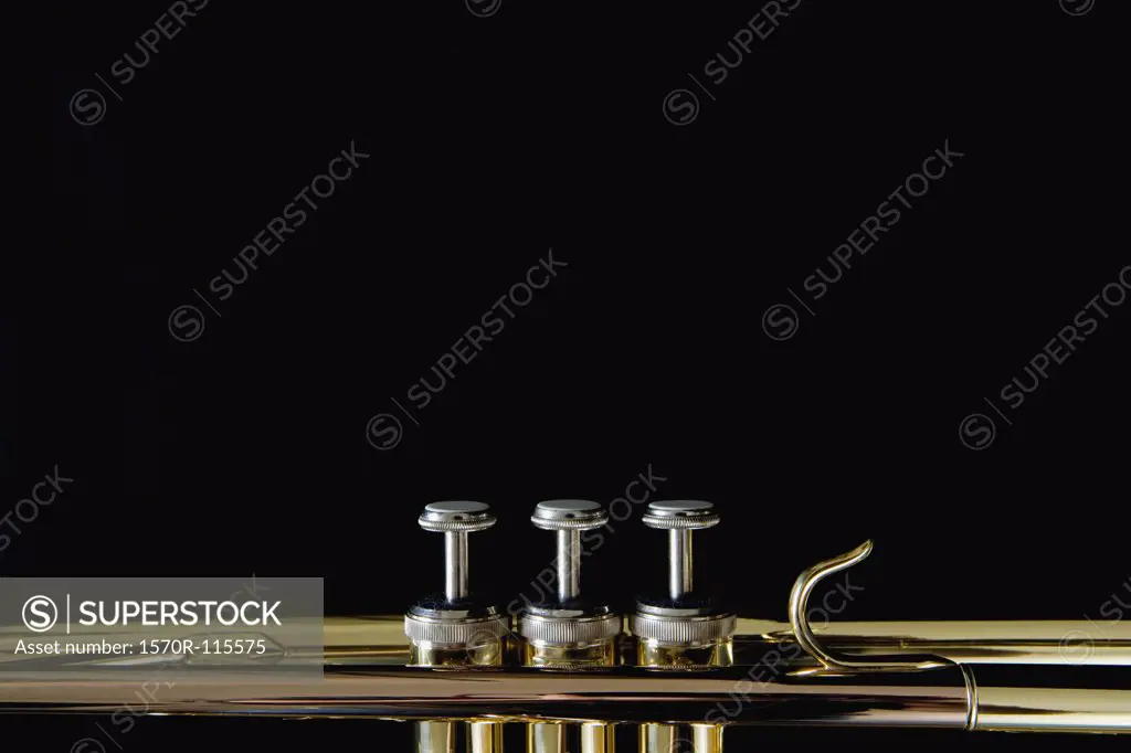 Detail of a trumpet