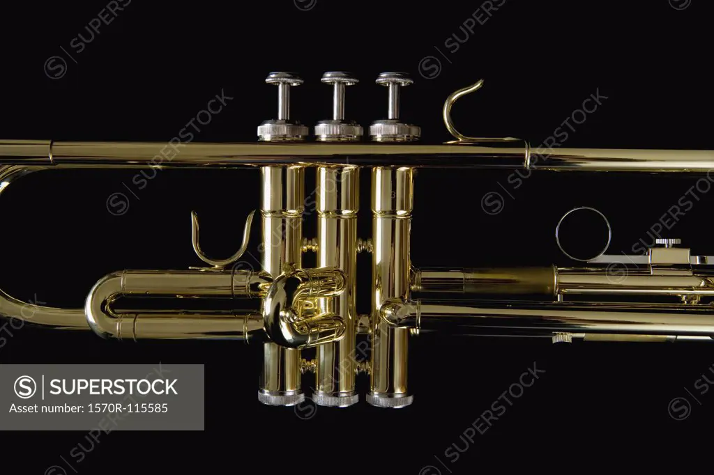 Detail of a trumpet